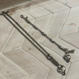 Lot/2 Brighton Necklace & Bracelet with Heart Charm